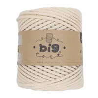 5mm Cord BIG CORD with Cotton Thread Core in Cappuccino (104)