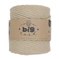 5mm Cord BIG CORD with Cotton Thread Core in Caffe latte (106)
