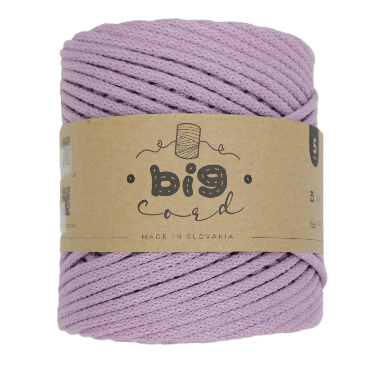 5mm Cord BIG CORD with Cotton Thread Core