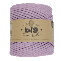 5mm Cord BIG CORD with Cotton Thread Core in Violet (124)