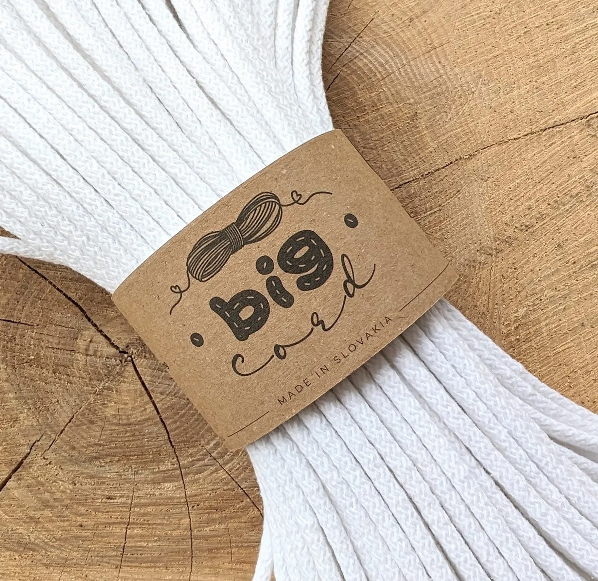 6mm cord for sewing (100) as Snowflower