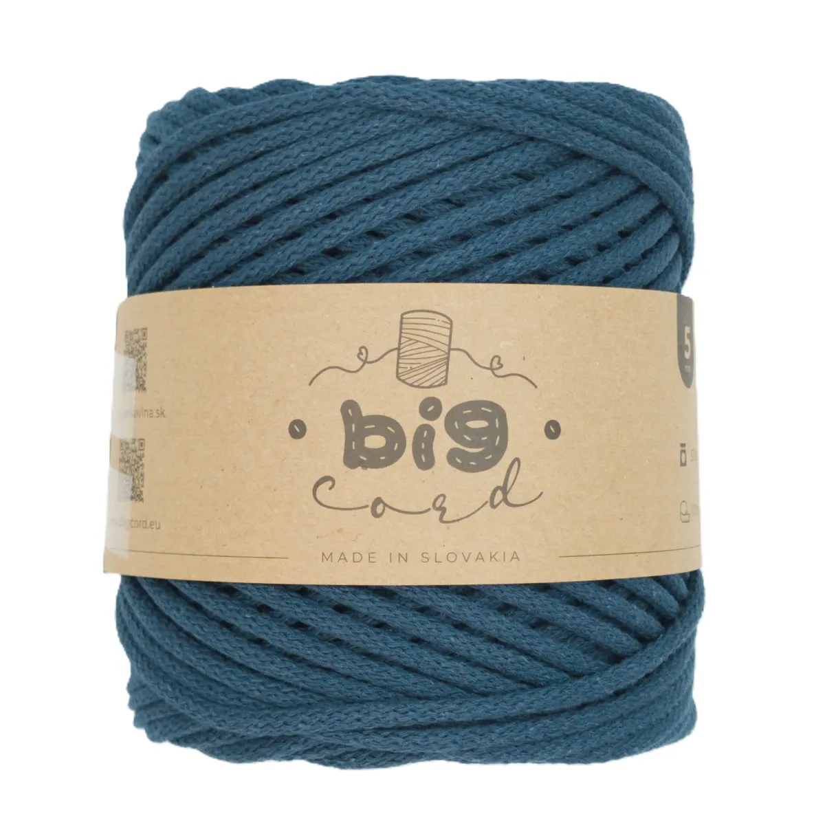 5mm Cord BIG CORD with Cotton Thread Core