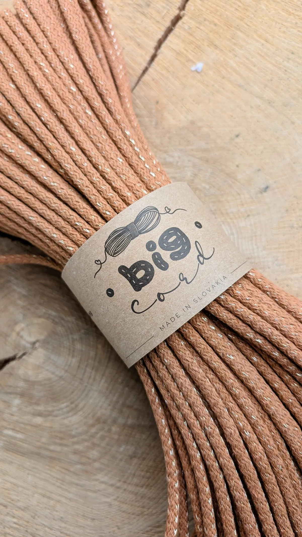 6mm cord for sewing (042) as Christmas Nougat
