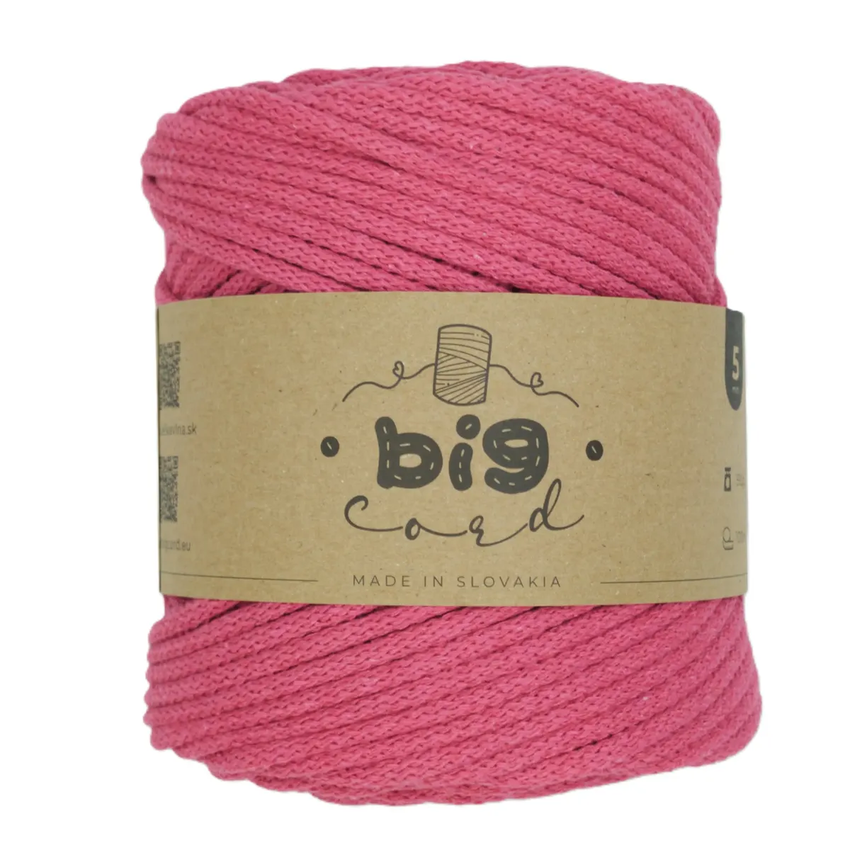 5mm Cord BIG CORD with Cotton Thread Core